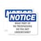 Signmission What Part Of No Trespassing Do You Not Understand OSHA Notice Sign, Plastic, 10in W x 7in L, 2PK OS-2PACK-NS-P-710-L-19040 - alternate 1